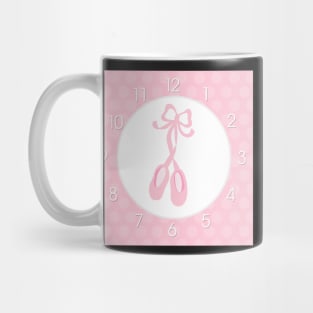 Ballerina Slippers Dancer Ballet Pink Wall Clock Mug